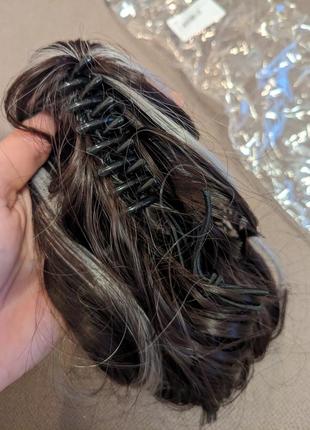 Синтетический хвост ( волосы) на крабике