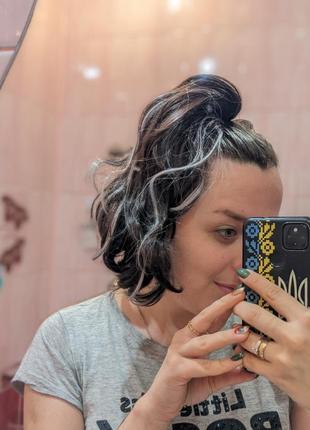 Синтетический хвост ( волосы) на крабике