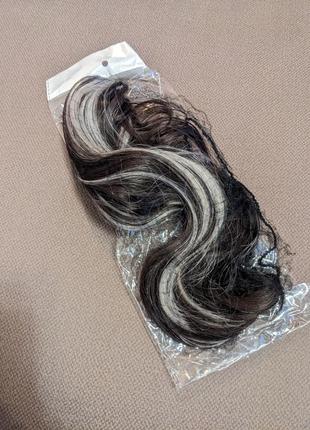 Синтетический хвост ( волосы) на крабике