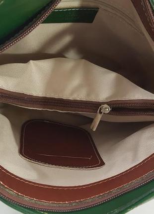 Кожаная сумка рюкзак италия10 фото