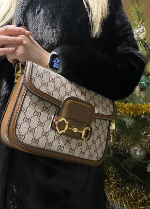 Сумка gucci horsebit bag 25x18x8