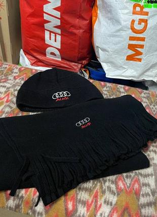 Мужская шерстяная шапка audi kjus