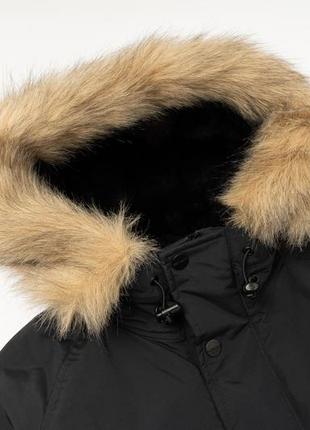 Carhartt wip anchorage parka black мужская парка3 фото