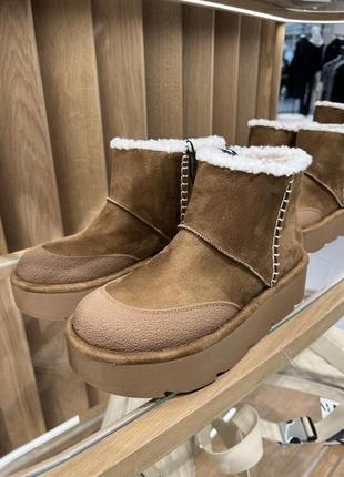 Уггі натуральний замш zara