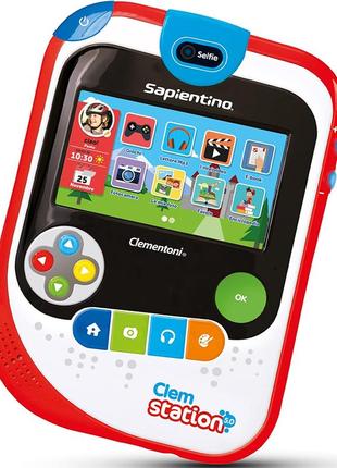 Дитяча інтерактивна консоль 4.3" sapientino clemstation 5.0 512 mb/4gb 4 ядра (італійська мова)