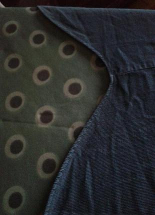 Грязно-голубая вельветовая рубашка в джинсовом стиле george батал7 фото