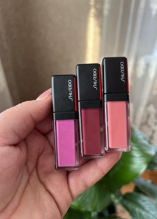 Блеск shiseido lacquer ink lip shine лак блеск для губ4 фото