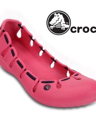 Crocs pink springi ballet flats розовые балетки , оригинал!!