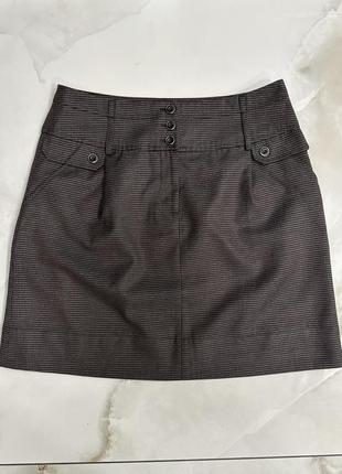 Спідниця в гусячу лапку