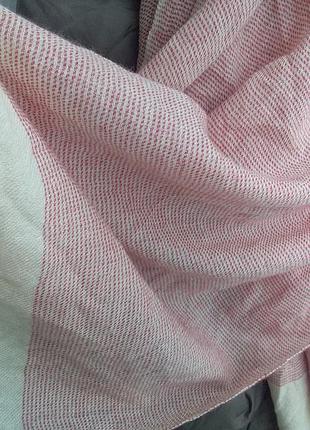Barrie кашемировый тончайший большой шарф палантин клетка шотландия5 фото