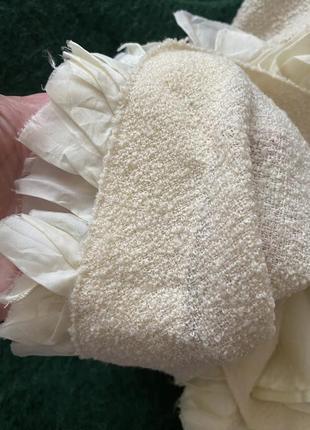 Moschino ❤️шерстяная юбка молочного оттенка7 фото