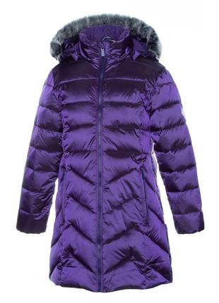 Куртка зимова для дівчаток пуховик huppa patrice ліловий 12520055-90073