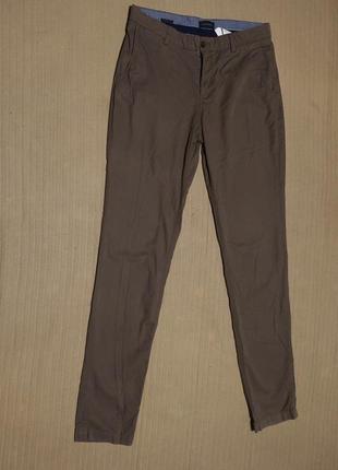 Чудові вузькі бавовняні штани кольору тауп paul hunter германія 34/36 р.