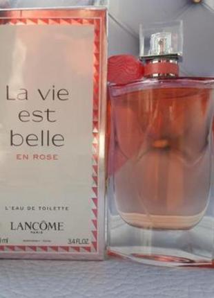 Парфюм женский lancome la vie est belle en rose 100 мл