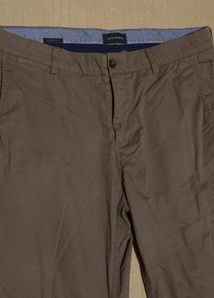 Чудові вузькі бавовняні штани кольору тауп paul hunter германія 34/36 р.2 фото