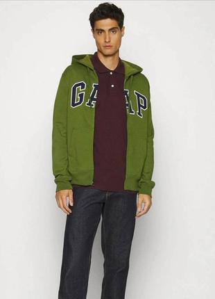 Gap zip hoodie khaki худи зипка2 фото
