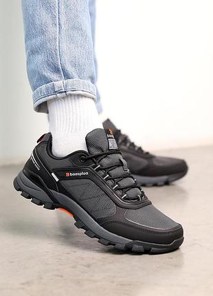 Кроссовки мужские влагостойкие темно-серые