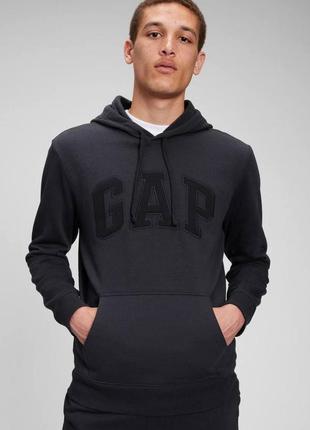 Gap hoodie black/grey худи оригинал