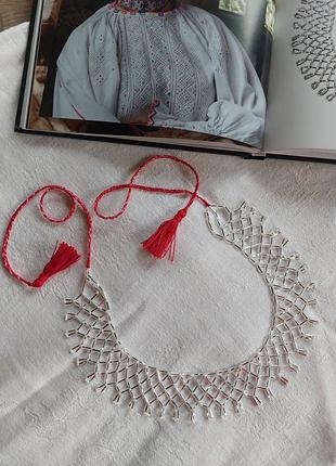 Силянка, гердан , намисто з бісеру, новорічна прикраса