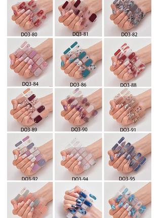 Гелевые ногти с клеевой основой для маникюра 100