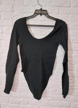 Фирменный боди в рубчик