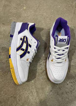 Мужские кожаные кроссовки в стиле asics ex89 🆕 демисезонные кроссовки асикс