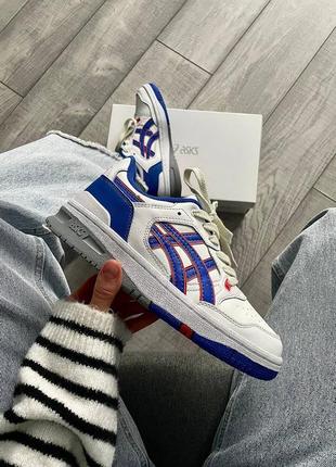 Мужские кожаные кроссовки в стиле asics ex89 🆕 демисезонные кроссовки асикс