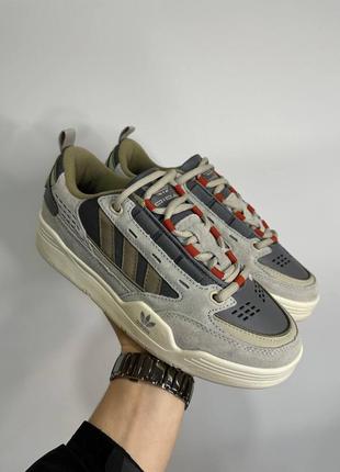 Мужские кроссовки adidas adi2000 silver khaki orange