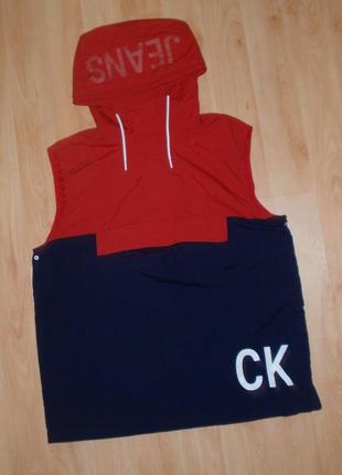 Анорак/жилетка calvin klein jeans ck dry original xl ветровка levis