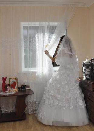 Весільна сукня шикарної якості3 фото
