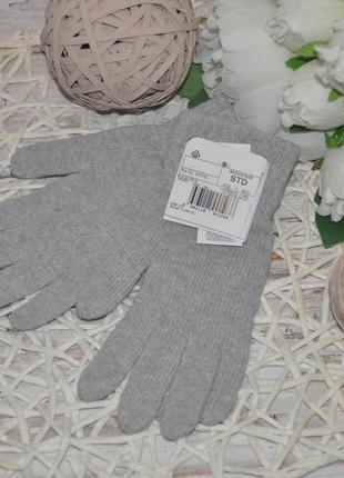 Нові фірмові жіночі рукавички рукавиці перчатки однотонні сині lc waikiki вайкікі4 фото