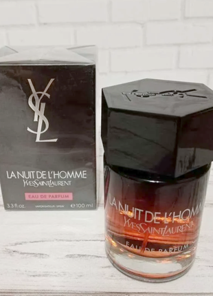 Yves saint laurent la nuit de l'homme edp💥оригинал распив аромата затест7 фото