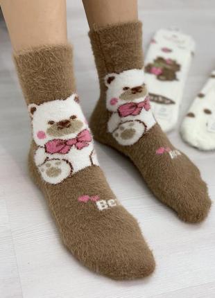 Набір шкарпеток для підлітків/дитячі пухнасті шкарпетки/детские подростковые носочки/пушистые носки3 фото