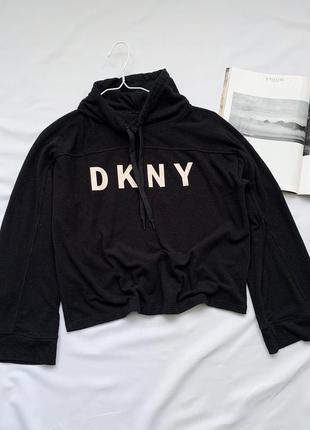 Кофта, спортивна, для спорту, чорна, базова, dkny, donna WRL420SA new york