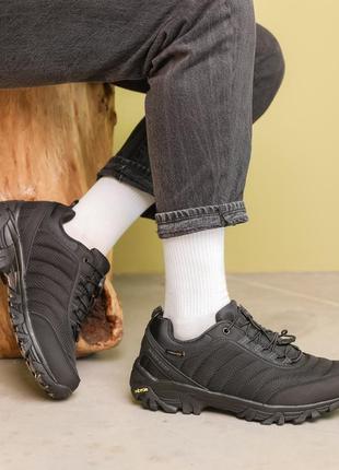 Кроссовки мужские термо черные