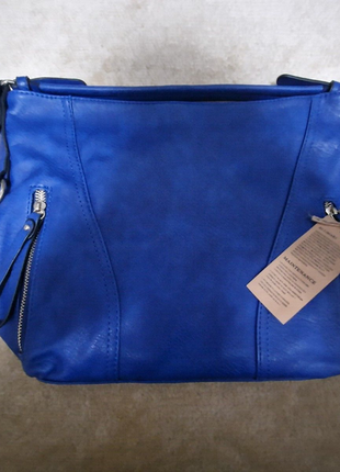 Синяя женская сумка из итальялии