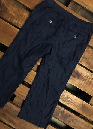 Женские укороченные повседневные штаны (брюки) maine (майн мрр идеал оригинал синие)2 фото