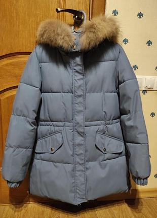 Стильна зимова куртка парка1 фото