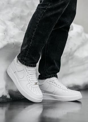 ❄️nike air force 1 low❄️❤️ 36рр-45рр❤️ кросівки чоловічі зимні найк форс, кроссовки мужские зимние белые найк форсы, кросівки жіночі зимові найк