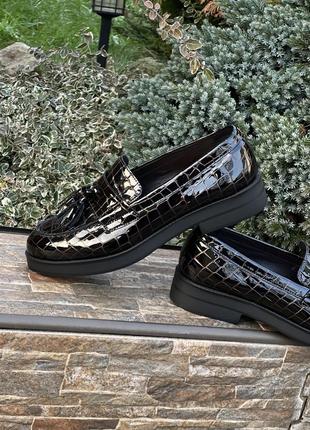 Pollini italy эксклюзивные фирменные лоферы мокасины натуральная кожа 39р. оригинал