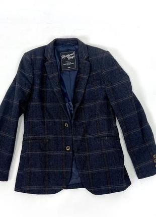 Пиджак для мальчика reserved boys, темно синий, размер 140 (9-11 лет)