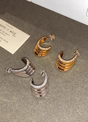 Серьги в стиле celine