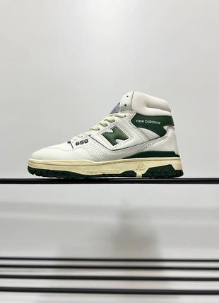 Мужские ботинки new balance белые с зеленым зимние качественные, закупить обувь мужской бренд зима7 фото