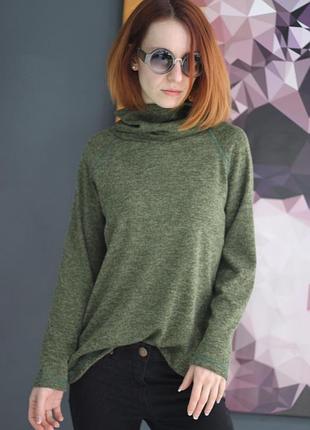 Зелений гольф, зелена кофта, зелена водолазка, кофта хакі, зимовий гольф
