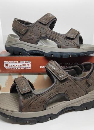 Стильные удобные сандалии skechers relaxed fit оригинал