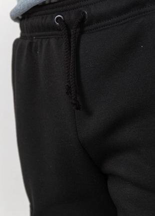 Утеплені спортивні штани карго з кишенями на флісі4 фото