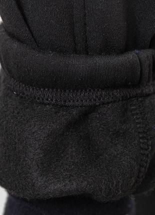 Утеплені спортивні штани карго з кишенями на флісі5 фото