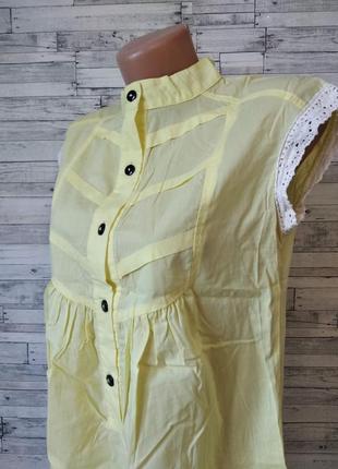 Блузка туніка roberto bartoloni жіноча жовта5 фото