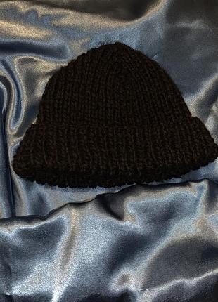 Шапка бини ручной работы, унисекс
