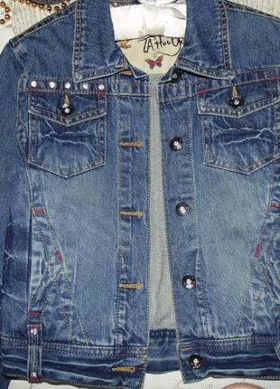 Суперовая джинсовая куртка пиджак c&a6 фото